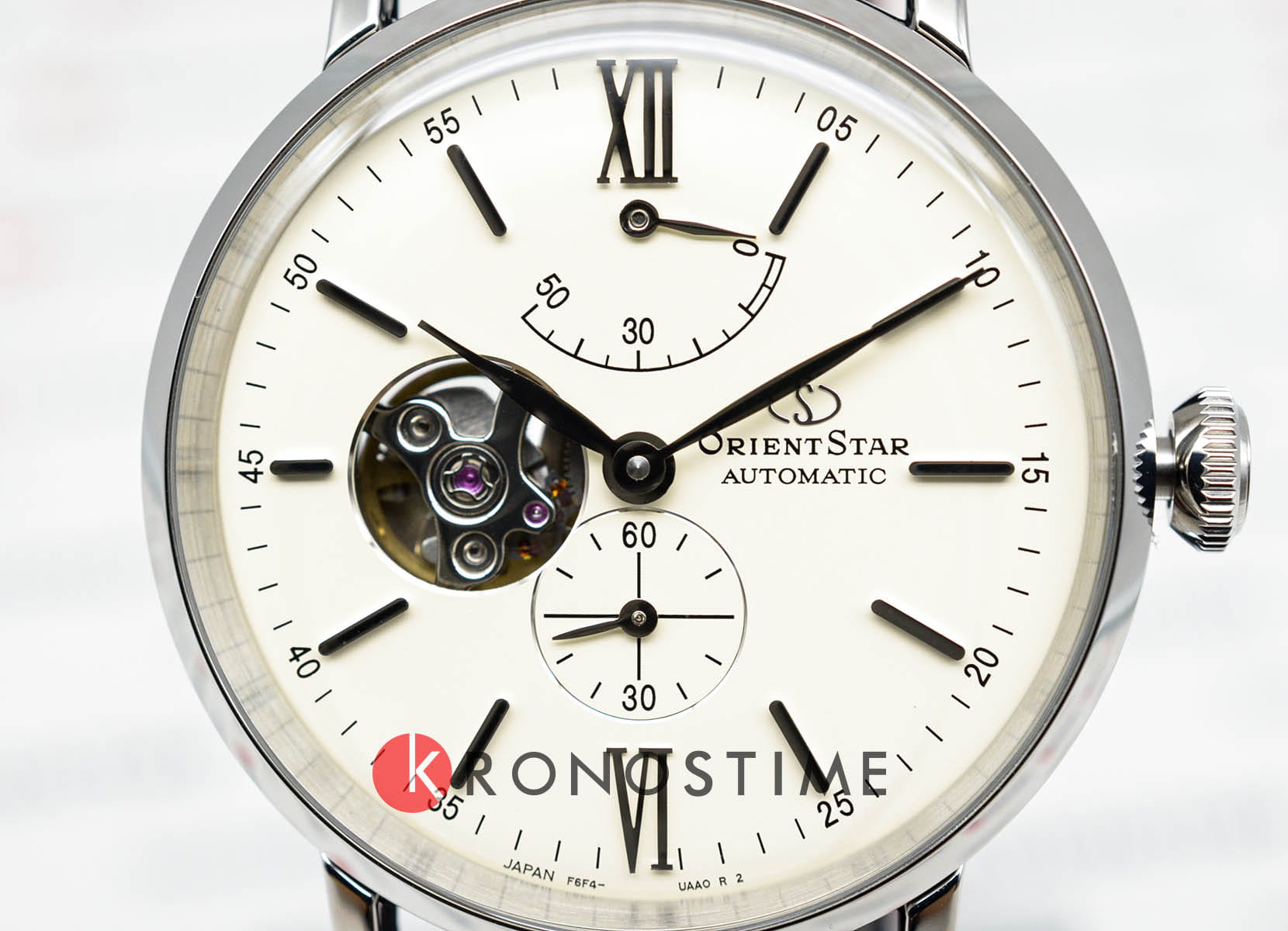 Orient Orient Star RE-AV0002S (RK-AV0002S) механические мужские часы часы крупный план антрацитовый циферблата