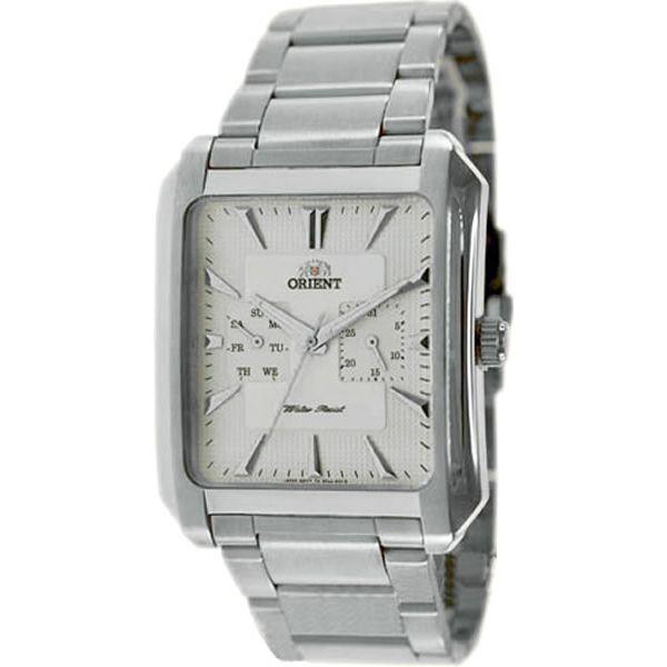 Orient Orient STAA003W (FSTAA003W)  FSTAA003W  мужские часы белый циферблат, браслет  — вид спереди
