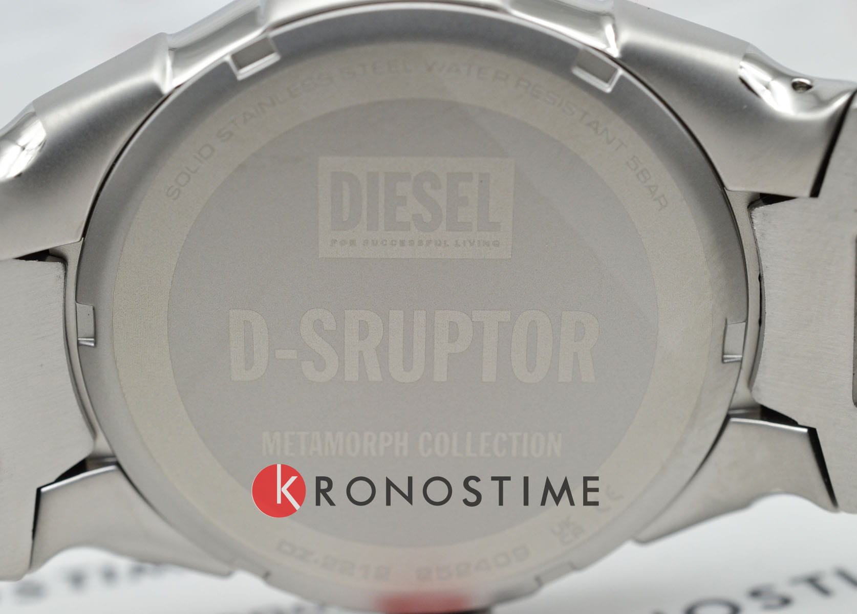 Diesel DZ2212 мужские часы застежка крупным планом