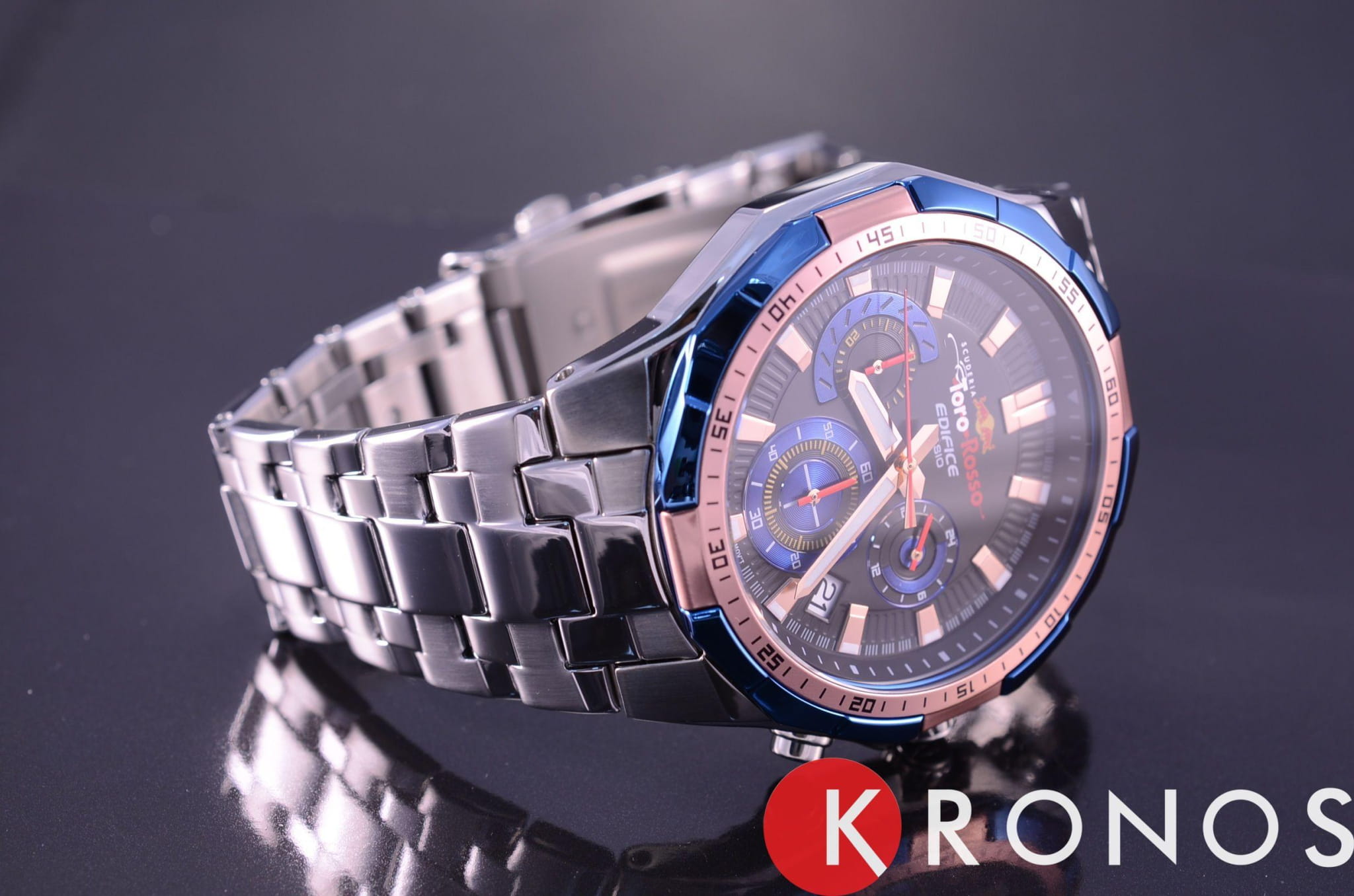 Casio Casio Edifice Torro Rosso EFR-554TR-2A EFR, наручные мужские часы фото под углом