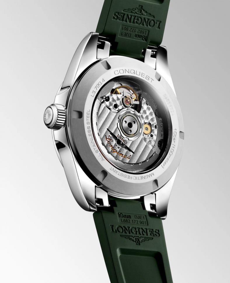 Longines Longines Conquest L3.720.4.02.9 , наручные женские часы фото под углом