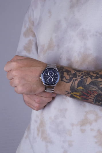 Slazenger Slazenger SL.09.6310.2.03 кварцевые мужские часы часы крупный план синий циферблата