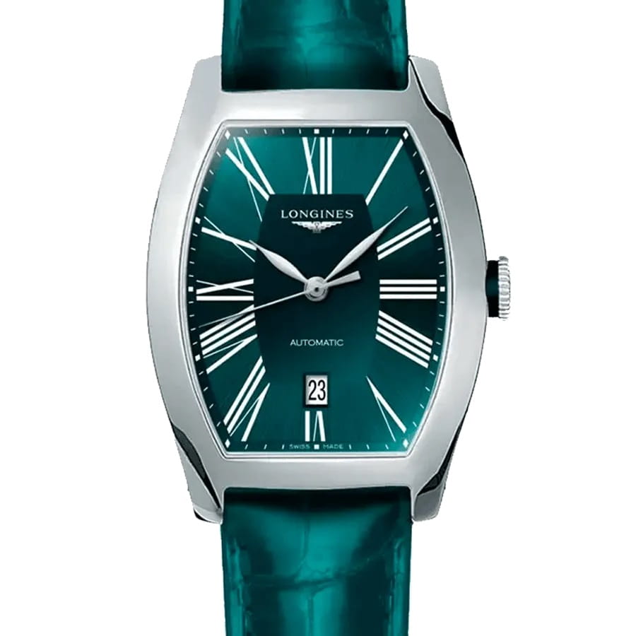 Longines Longines Evidenza L2.142.4.60.2 женские часы зеленый циферблат на запястье