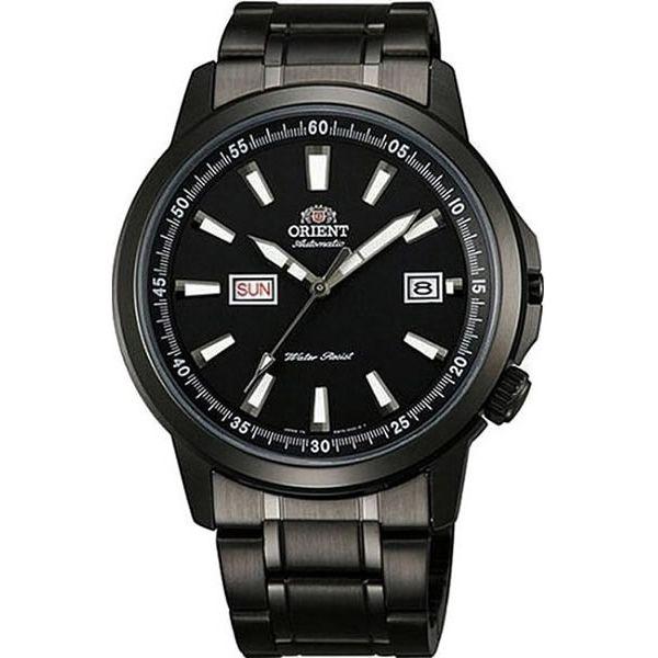 Orient Orient EM7K001B (FEM7K001B)  FEM7K001B  мужские часы  циферблат, браслет  — вид спереди