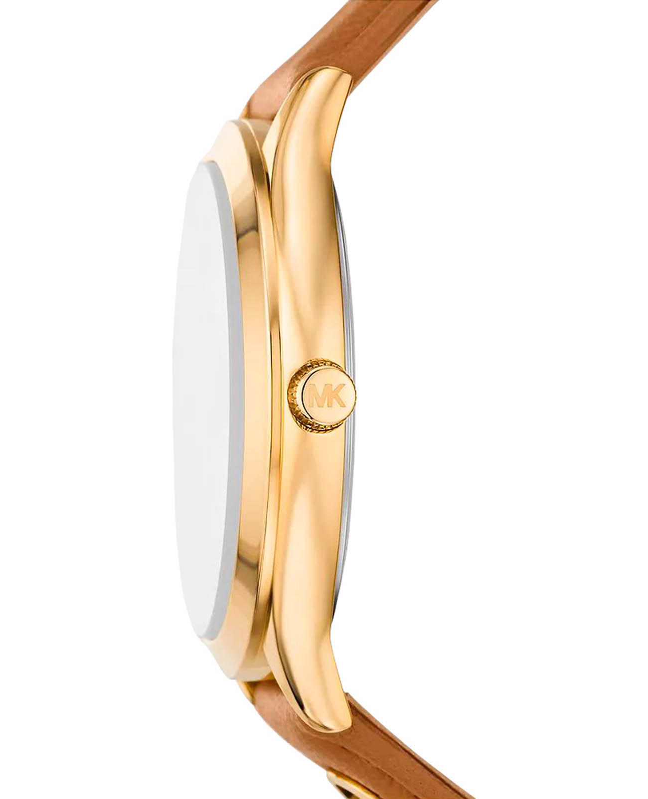 Michael Kors Michael Kors Runway MK7465,  сша женские часы на браслете кожаный боковой вид