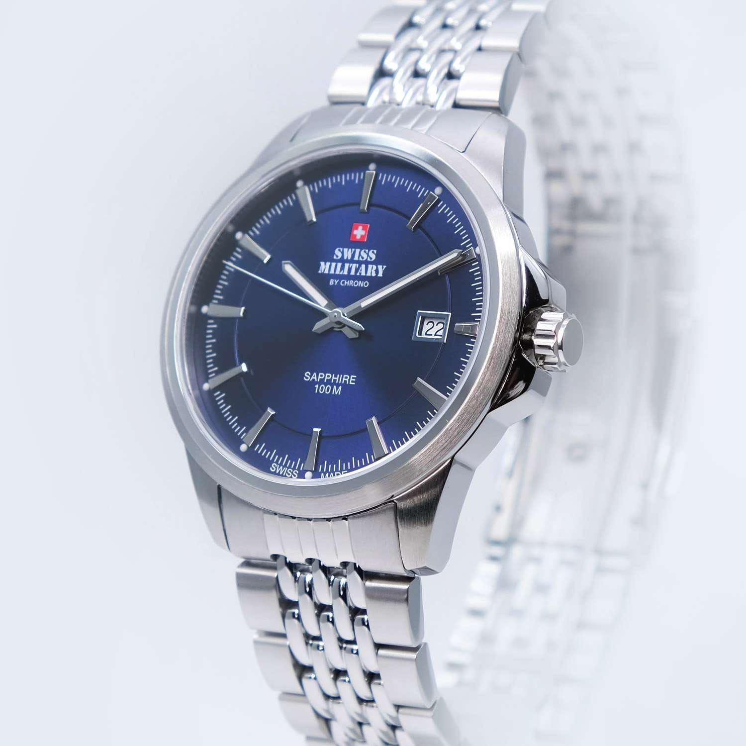 Swiss Military by Chrono Swiss Military by Chrono Classic SM34104.03 , наручные мужские часы фото под углом