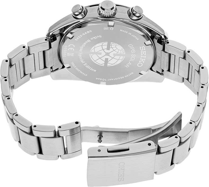 Seiko Seiko  Astron SSH063J1 мужские часы серебристый циферблат на запястье