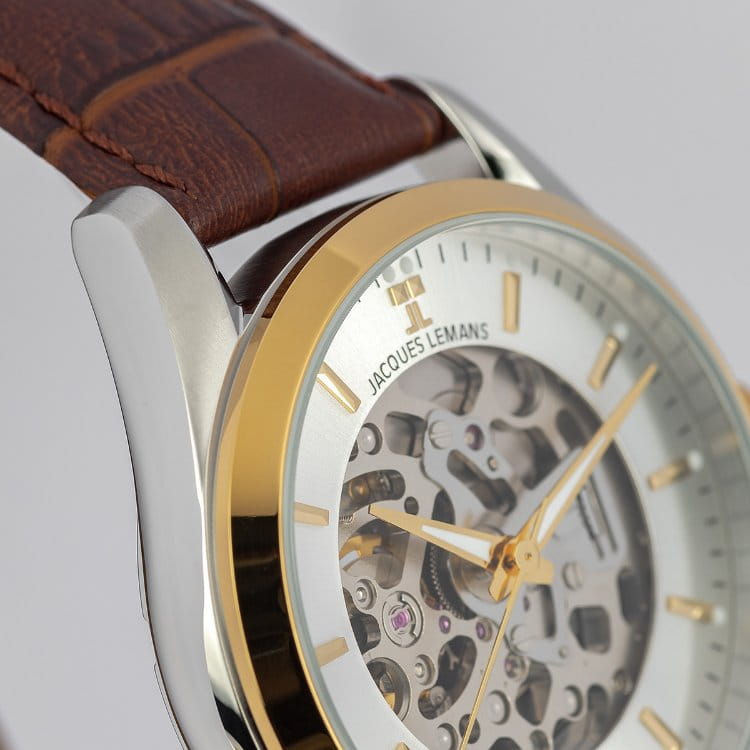 Оригинальные часы Jacques Lemans Jacques Lemans Automatic 1-2087D механические калибр механизма  общий вид