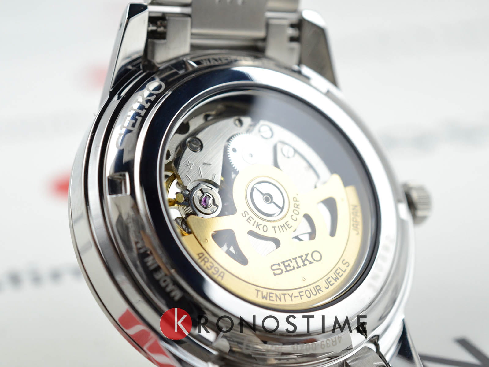 Seiko Seiko Presage SSA423J1  - задняя крышка сталь металл корпуса, япония часы