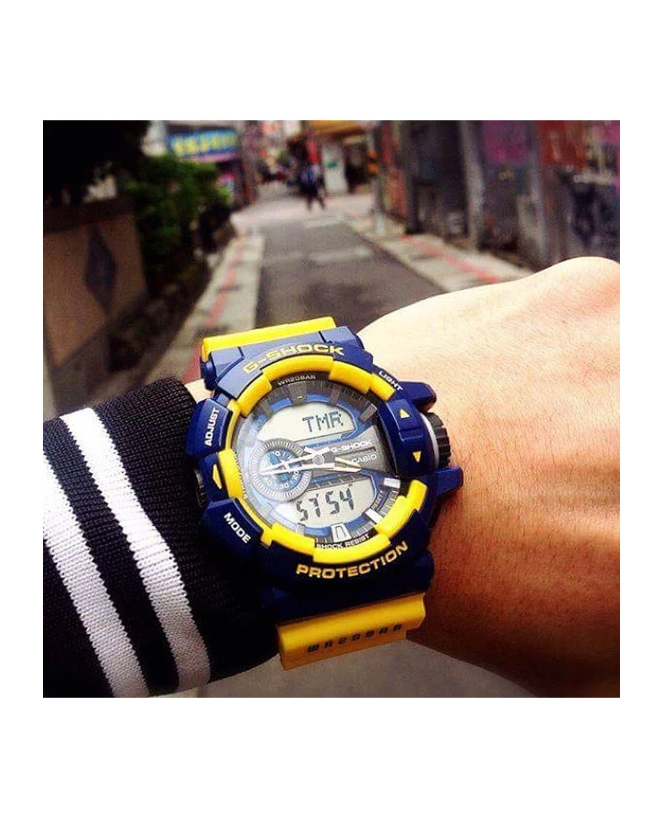 Casio Casio G-Shock GA-400-9BER GA, наручные мужские часы фото под углом