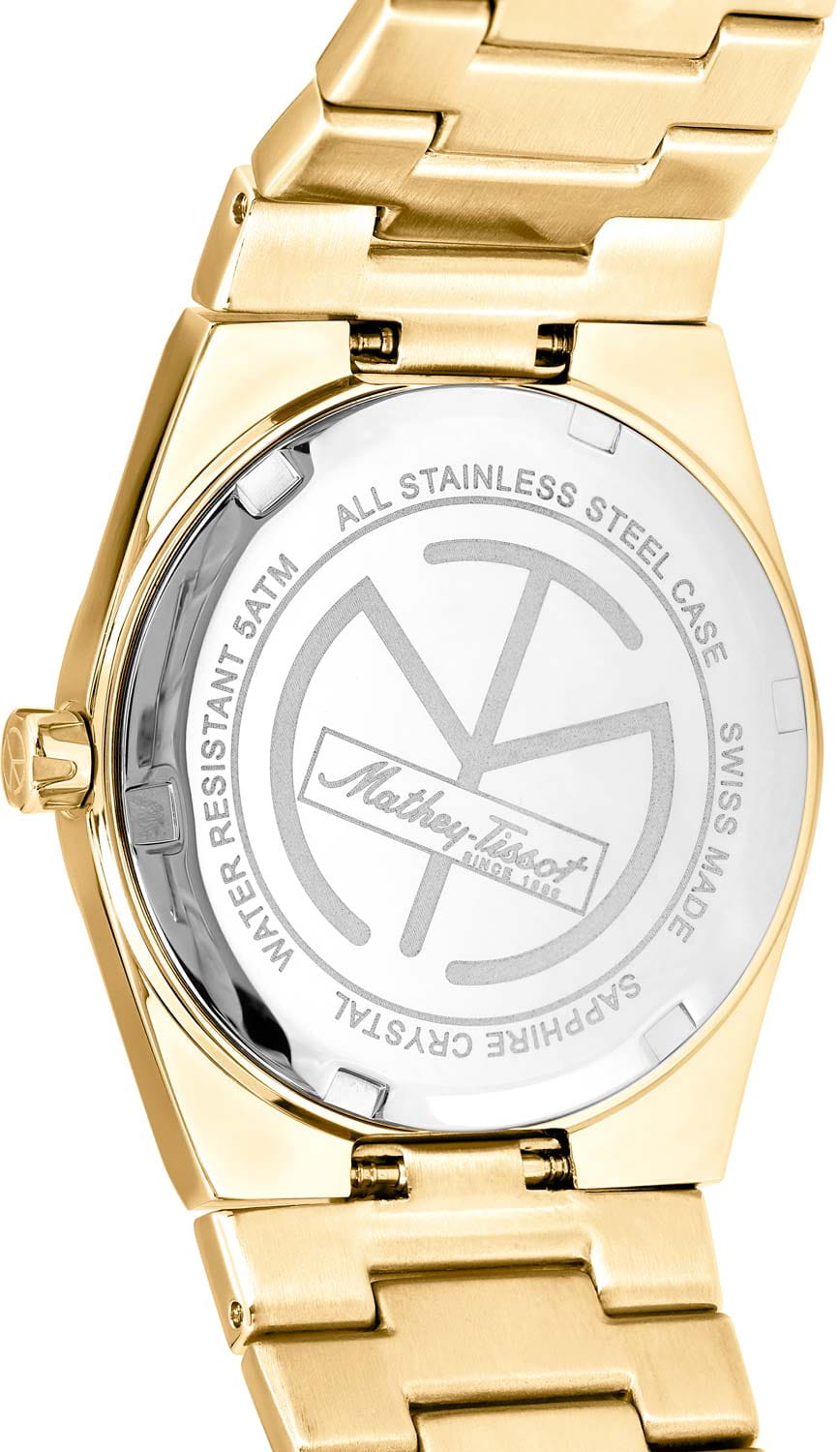 Mathey-Tissot Mathey-Tissot Zeus D118PDI женские часы золотой циферблат на запястье