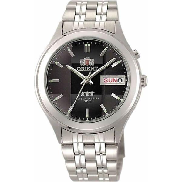 Orient Orient EM5V002B (FEM5V002B)  FEM5V002B  мужские часы  циферблат, браслет  — вид спереди