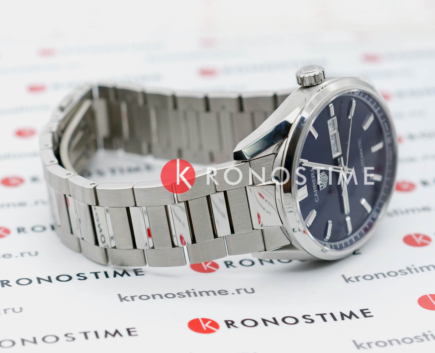 TAG Heuer WBN2012.BA0640 мужские часы застежка крупным планом