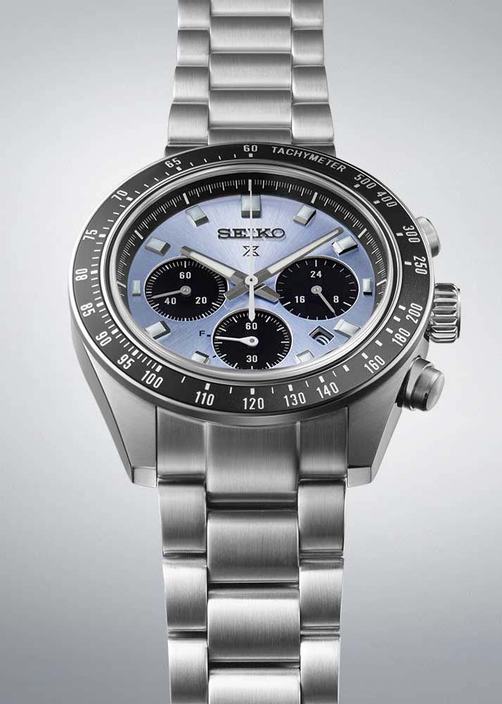 Seiko Seiko Prospex Speedtimer SSC935P1 Speedtimer — детали корпуса и нержавеющая сталь