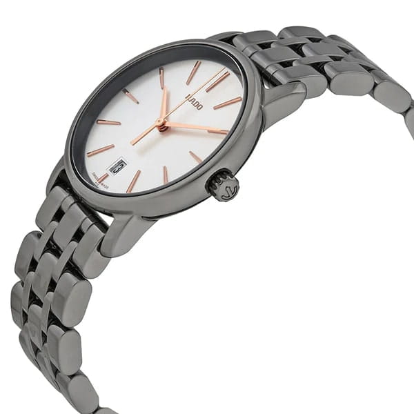 Rado Rado Diamaster R14064107, diamaster швейцария женские часы на браслете керамика боковой вид