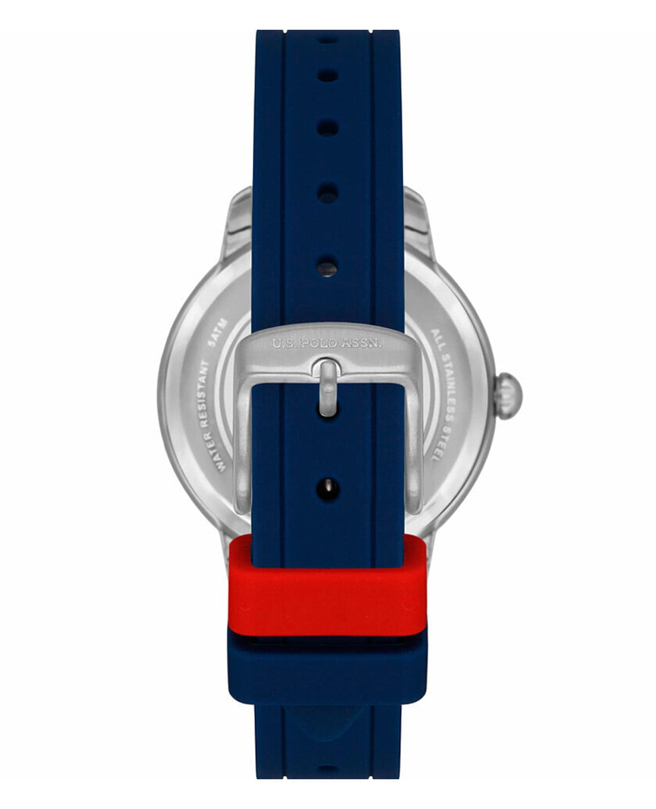 U.S. Polo Assn. U.S. Polo Assn. Fundamental USPA2031-02,  сша женские часы на браслете силикон боковой вид
