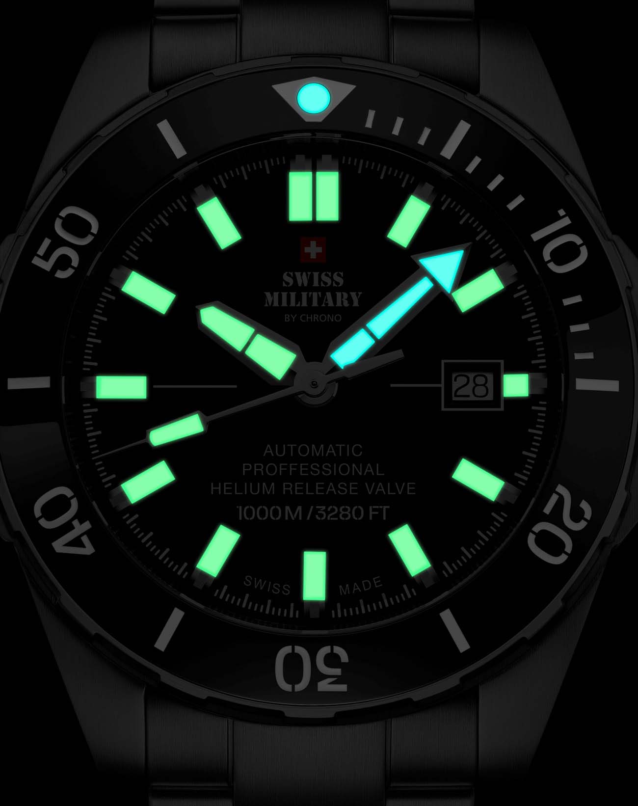 Swiss Military by Chrono SMA34092.09 мужские часы застежка крупным планом