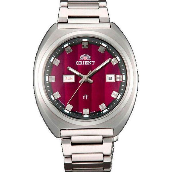 Orient Orient UG1U004V (FUG1U004V)  FUG1U004V  мужские часы фиолетовый циферблат, браслет  — вид спереди