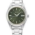 Seiko Seiko CS Dress SUR533P1  SUR533P1 кварцевые женские часы  зеленый циферблат, браслет нержавеющая сталь — вид спереди