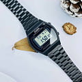 Casio Casio Vintage B640WB-1ADF (B640WB-1A) мужские часы серый циферблат на запястье