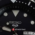 Seiko SNJ028P1 наручные мужские часы застежка крупным планом