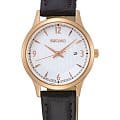 Seiko Seiko Conceptual Series Dress SXDG98P1  SXDG98P1 кварцевые женские часы  белый циферблат, браслет кожаный — вид спереди