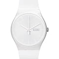 Swatch Swatch New Gent Biosourced SO29W704-S14  SO29W704-S14 кварцевые мужские часы  белый циферблат, браслет силикон — вид спереди