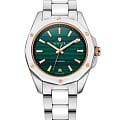 Wainer Wainer Diamond WA.18050-E  WA.18050-E кварцевые женские часы  зеленый циферблат, браслет нержавеющая сталь — вид спереди