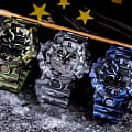 Casio Casio G-Shock GA-700CM-3A g-shock японские мужские часы на браслете полимер боковой вид