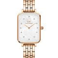 Daniel Wellington Daniel Wellington Quadro DW00100620  DW00100620 кварцевые женские часы  белый циферблат, браслет нержавеющая сталь с pvd-покрытием — вид спереди