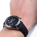 Seiko Seiko Conceptual Series Sports SSB315P1 кварцевые мужские часы часы, крупный план черный циферблат