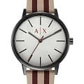 Armani Exchange Armani Exchange Cayde AX2759  AX2759 кварцевые мужские часы  белый циферблат, браслет тканевый — вид спереди
