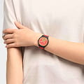 Swatch Swatch New Gent Bioceramic Standard SO32Z107 швейцарские наручные женские часы заводная головка с логотипом Swatch