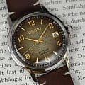 Seiko Seiko Presage SRPF43J1 мужские часы коричневый циферблат на запястье