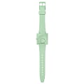 Оригинальные часы Swatch Swatch Square Bioceramic Standard SO34G701 кварцевые калибр механизма  общий вид