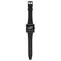 Swatch Swatch Square Bioceramic Standard SO34Z103 bioceramic швейцарские женские часы на браслете биоматериал боковой вид