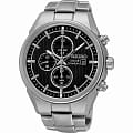 Seiko Seiko Conceptual Series Sports SSC367P1  SSC367P1 автокварц (кинетик) мужские часы  черный циферблат, браслет титановый — вид спереди
