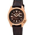 Seiko Seiko 5 Sports SKX series SRE006K1S SKX SRE006K1S механические мужские часы  коричневый циферблат, браслет кожаный — вид спереди