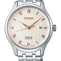 Seiko Seiko Presage SSRPF45J1  SRPF45J1 механические мужские часы  розовый циферблат, браслет нержавеющая сталь — вид спереди