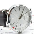 Tissot Tissot Classic Dream Swissmatic T129.407.16.031.00 механические мужские часы часы, крупный план серебристый циферблат