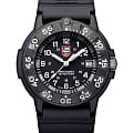 Luminox Luminox Original Navy SEAL XS.3001.F  XS.3001.F кварцевые мужские часы  черный циферблат, браслет каучук — вид спереди