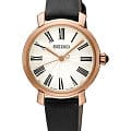 Seiko Seiko Conceptual Series Dress SRZ500P1  SRZ500P1 кварцевые женские часы  серебристый циферблат, браслет кожаный — вид спереди