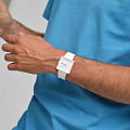 Swatch Swatch Square Bioceramic Standard SO34W700  — детали корпуса и биоматериал