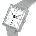 Swatch Swatch Square Bioceramic Standard SO34M700  наручные женские часы фото под углом.