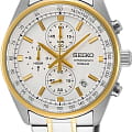 Seiko Seiko CS Dress SSB380P1  SSB380P1 кварцевые мужские часы  белый циферблат, браслет нержавеющая сталь — вид спереди