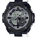 Casio Casio G-Shock GST-210B-7A GST G-Steel GST-210B-7A электронные мужские часы   циферблат, браслет силикон — вид спереди