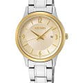 Seiko Seiko Conceptual Series Dress SXDH04P1  SXDH04P1 кварцевые женские часы  шампань циферблат, браслет нержавеющая сталь — вид спереди