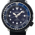 Seiko Seiko Prospex SNE518P1  SNE518P1 кварцевые мужские часы  синий циферблат, браслет силикон — вид спереди