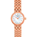 Tissot Tissot Lovely T058.009.33.111.00 Lovely T0580093311100 кварцевые женские часы  перламутровый циферблат, браслет сталь c pvd покрытием — вид спереди