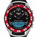 Tissot Tissot T-Tactile Sailing-Touch T056.420.27.051.00 T Touch T0564202705100 кварцевые мужские часы  черный циферблат, браслет силикон — вид спереди